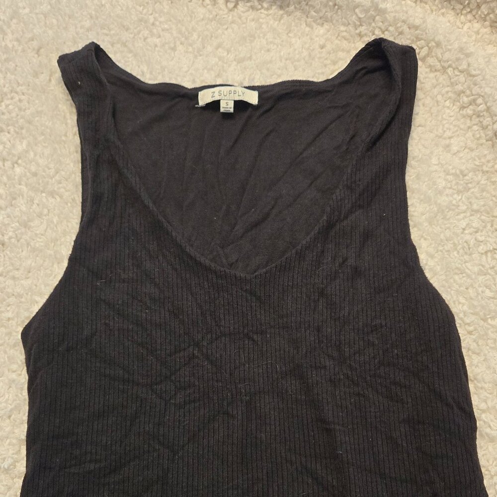 Z Supply - Small - Black Sweater Tank - EUC